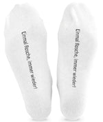 Socke – Motiv Rosche (weiß)