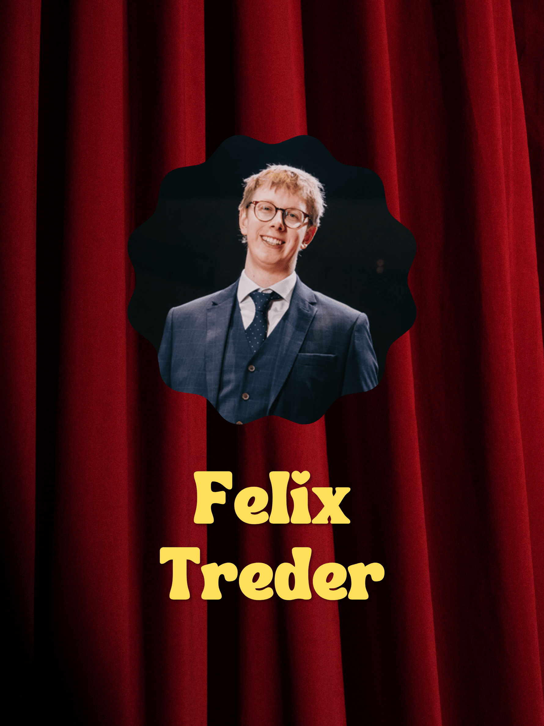 Banner für das Korn & Comedy Event mit Felix Treder