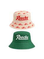 Rosche Wendefischerhut grün und beige - beide Seiten