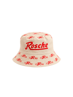 Rosche Wendefischerhut beige Seite mit Rosche Logos