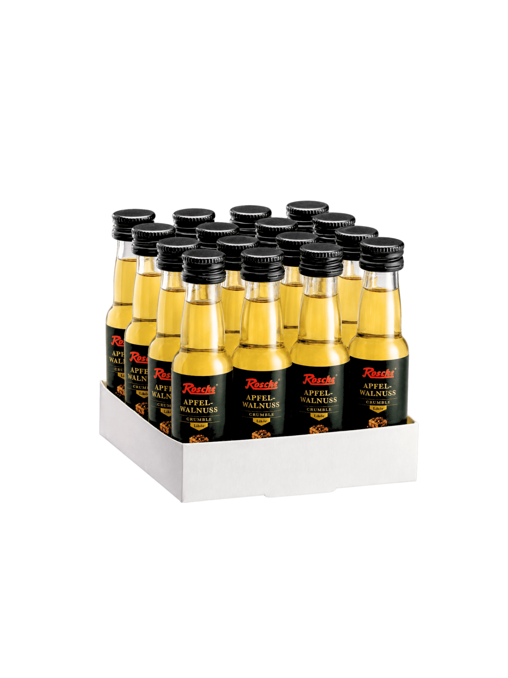 Apfel-Walnuss Crumble 16x0,02 l - Würfel - Edelkorn-Brennerei Jos. Rosche
