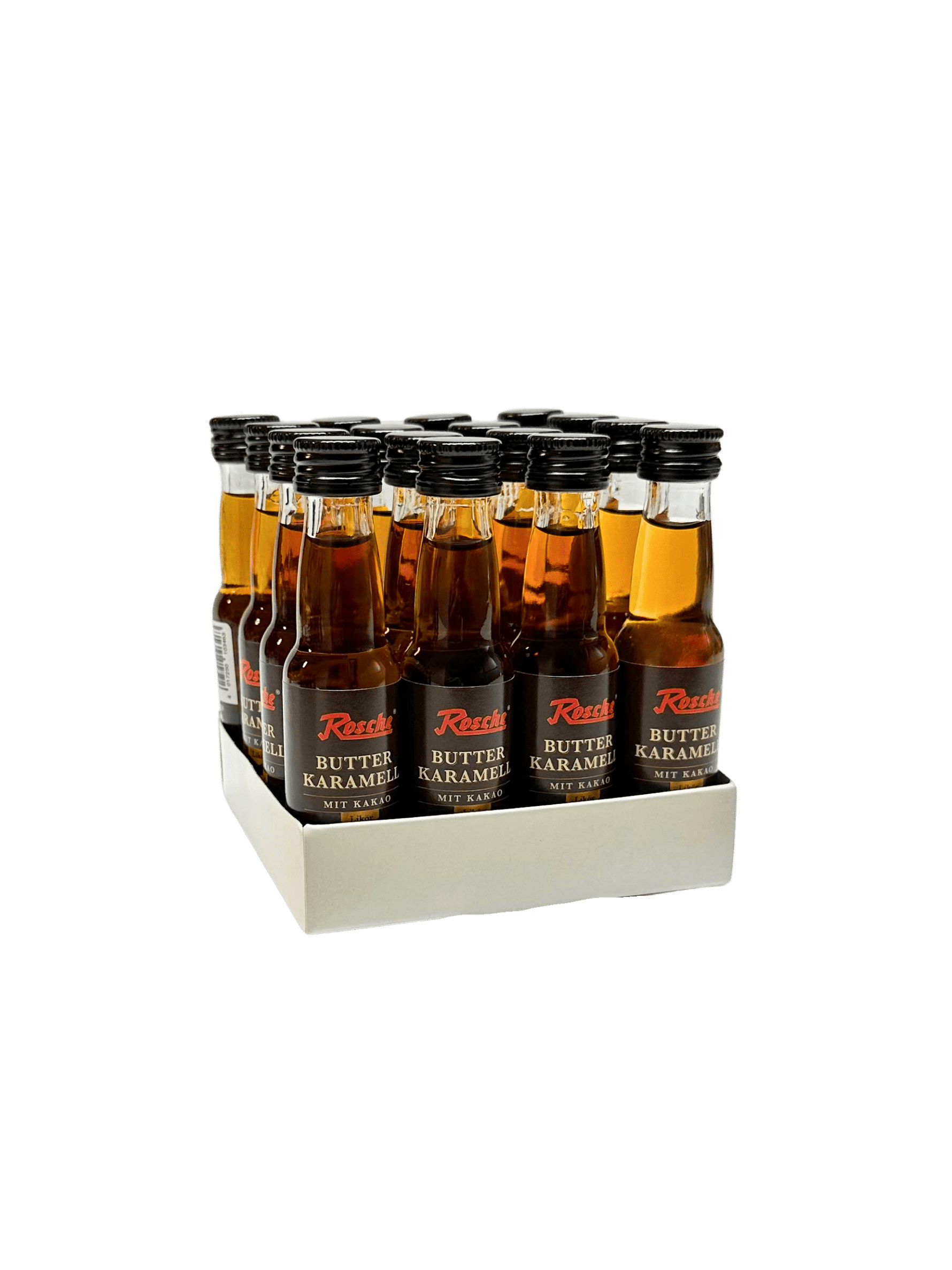 Butterkaramell mit Kakao 16x0,02 l - Würfel - Edelkorn-Brennerei Jos. Rosche