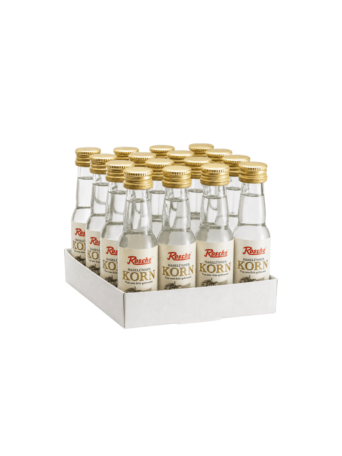 Haselünner Korn 16x0,02 l - Würfel - Edelkorn-Brennerei Jos. Rosche