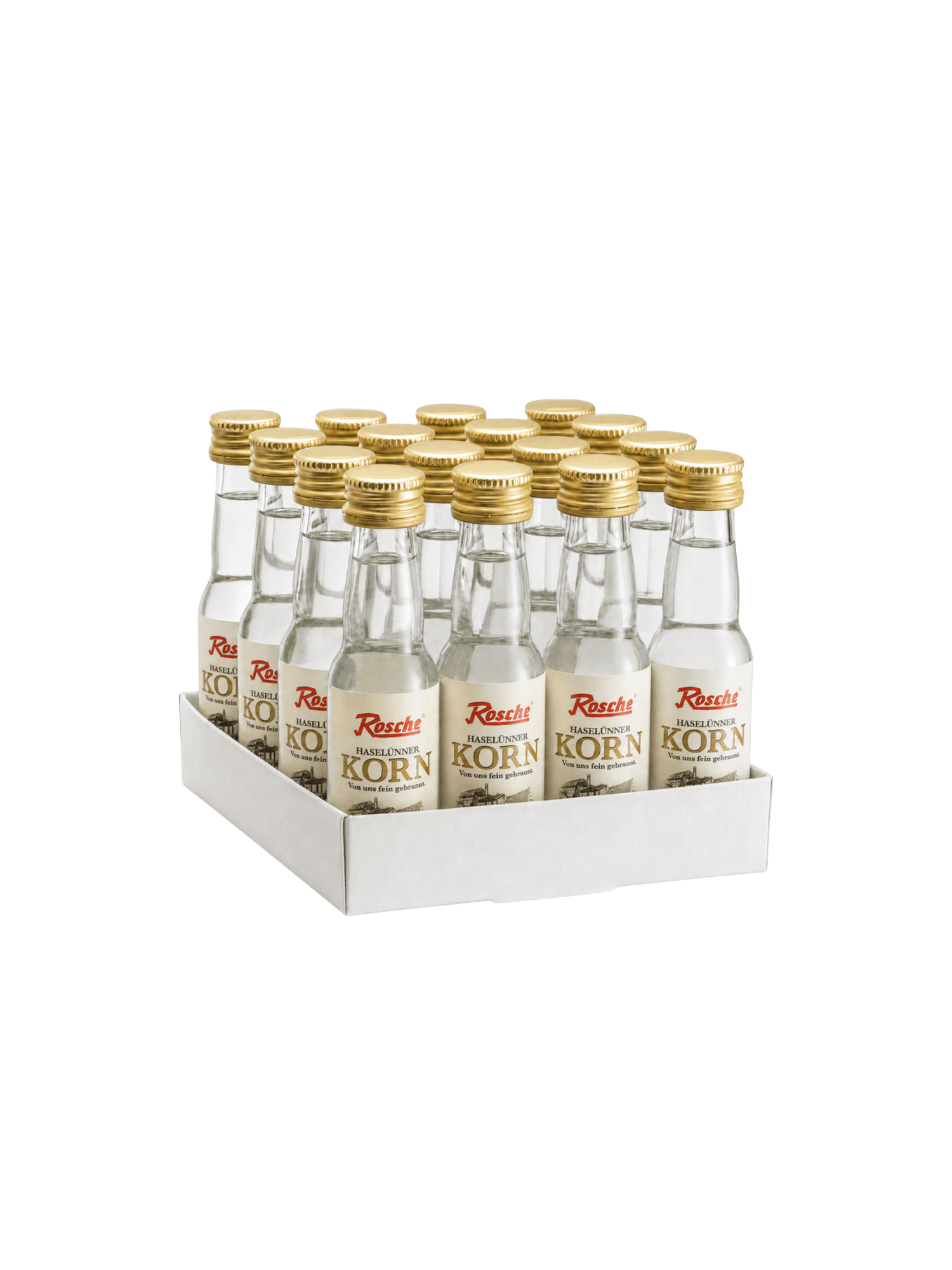 Haselünner Korn 16x0,02 l - Würfel - Edelkorn-Brennerei Jos. Rosche