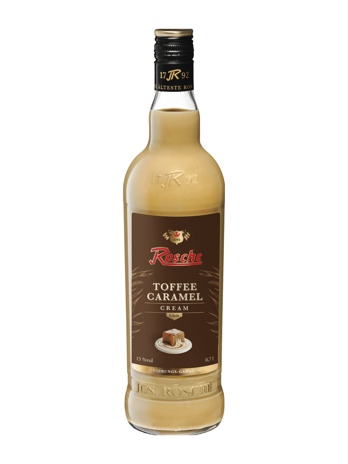 Toffee - Sahne-Likör 0,7 l - Edelkorn-Brennerei Jos. Rosche