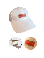 Rosche beige Schirmmuetze mit Gravur und Logopatch