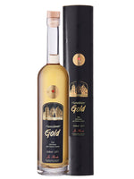Haselünner Gold Spirituose Flasche 0,7L mit schwarzer Geschenkverpackung, 38% Vol.