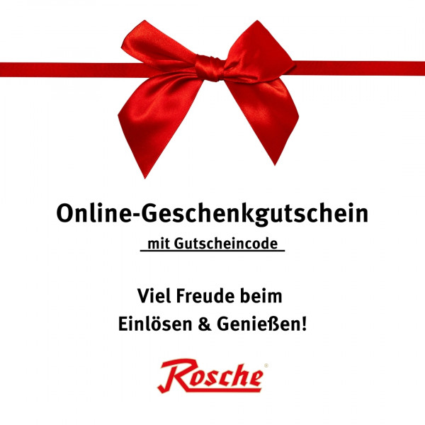 Rosche Online-Geschenkgutschein